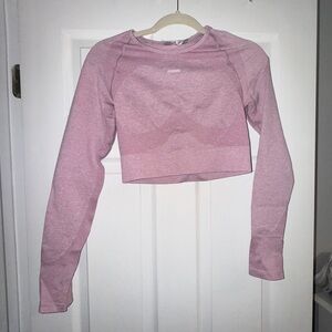 Gymshark Cropped Sweatshirt Fitted Top